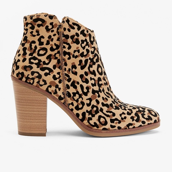 NWT Maurice’s Leopard Super Cush Ideal Heel Dahlia Ankle Boot - Picture 3 of 4